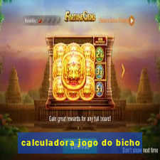 calculadora jogo do bicho